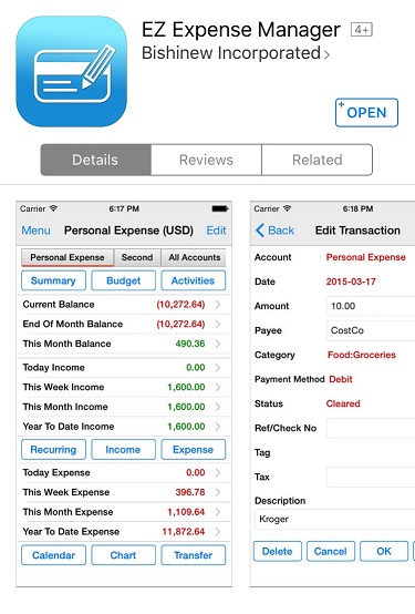Expense manager app 2